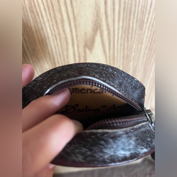 American Darling Cowhide Wristlet Purse - Picture 4 of 5